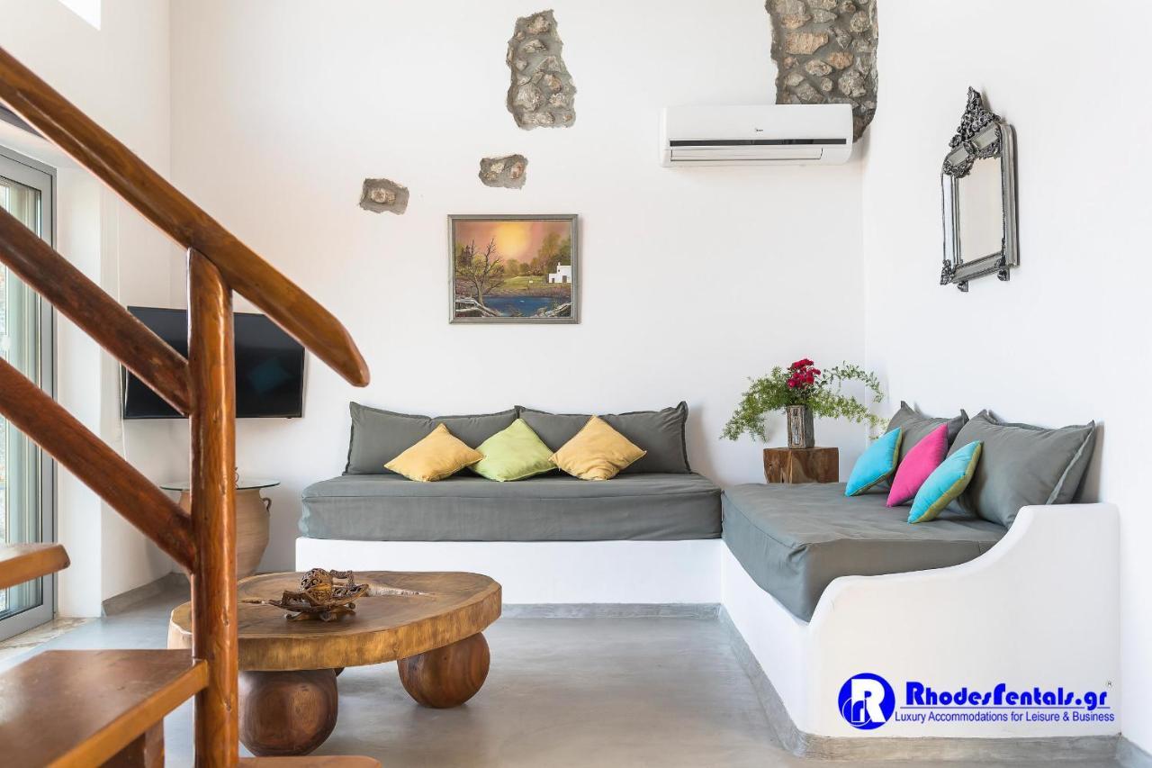 Lindos Seastone Villas Lardos Dış mekan fotoğraf
