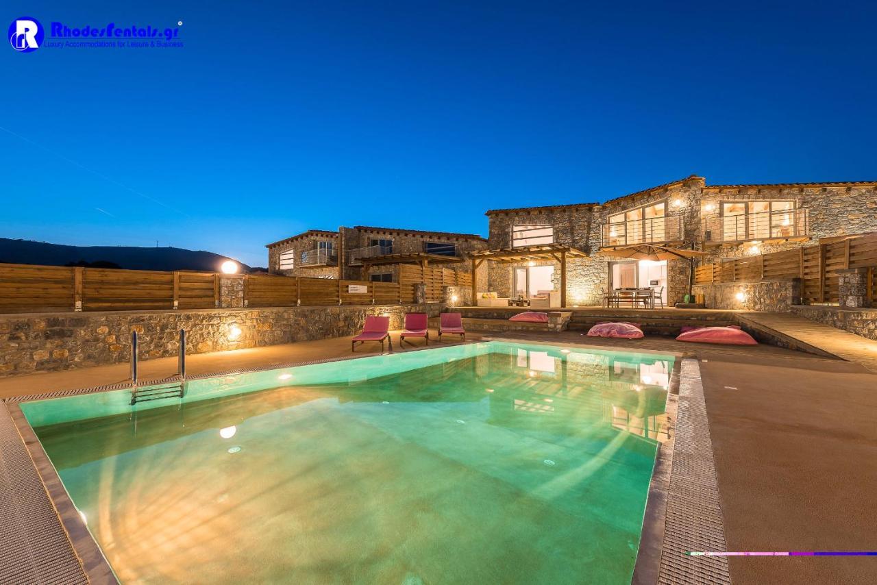 Lindos Seastone Villas Lardos Dış mekan fotoğraf